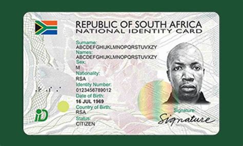 smart id card south africa|south Africa identity card.